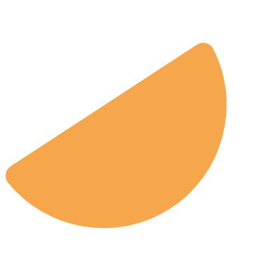 An orange shape